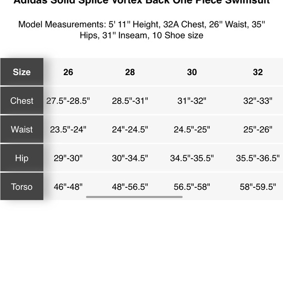 Adidas One Piece Swimsuit NWT‎ - Picture 4 of 5